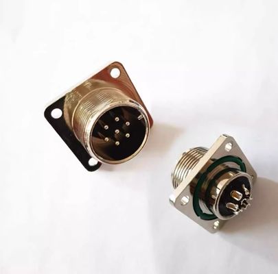 Waterproof Servo Motor Connector with Metal/Plastic Construction and Wide Operating Temperature -40℃ to +105℃ for Proportional Valves