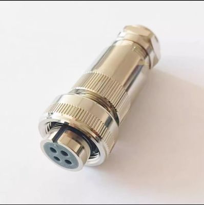 7-Pin 4-Pin Waterproof Servo Motor Connector Moog Rexroth ITT Aoto Compatible for Industrial Automation