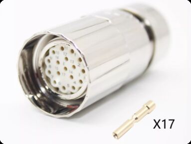 M23 Series Siemens S120 Servo Motor Connector with Panel/Cable Mount and Crimp/Solder Termination for 1000V Applications