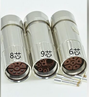 6FX2003 Servo Motor Connector with 1000V Voltage Rating 18-24 AWG Wire Gauge and Panel Mount/Cable Mount Options