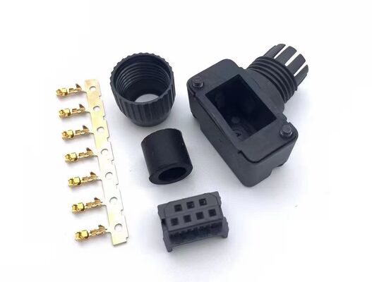 Inovance servo motor brake wire clutch connector 6P 6-core H-type 4 2P motor power plug S6
