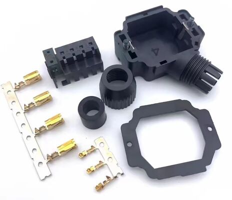 Inovance servo motor brake wire clutch connector 6P 6-core H-type 4 2P motor power plug S6