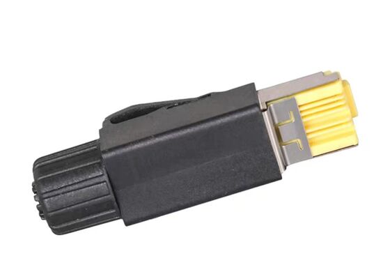 4-core Crystal Head Profinet Industrial-grade RJ45 Communication Bus Connector SM-RJ45H-4D